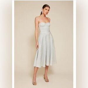 Line & Dot Penni Midi dress size Large NWT